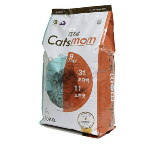대주펫푸드 캐츠맘 전연령 고양이 사료, 1kg, 4개, 닭