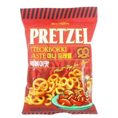 삼진 미니 프레첼 떡볶이맛 85g x 15개