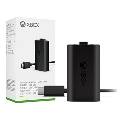 신형 Xbox 엑스박스 정품 충전식 배터리+USB C타입 케이블