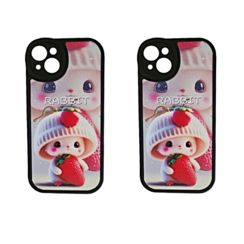 [인기/추천상품]크리스마스아이폰케이스 => 아이폰15 귀여운 토끼 소프트 케이스 3종 아이폰15플러스 프로 프로맥스 1+1
