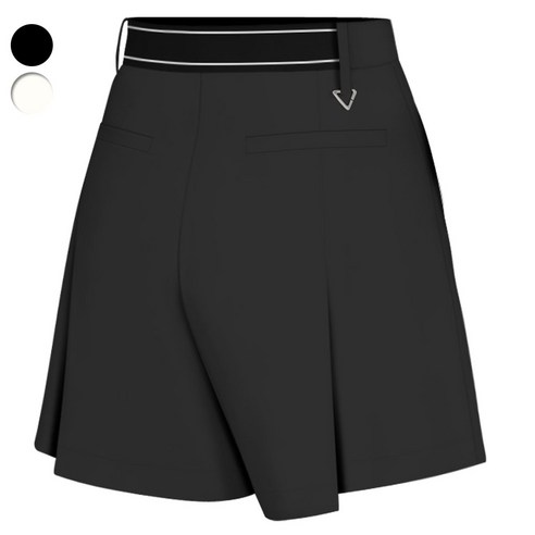 여성 골프 반바지 4부 와이드 주름 플리츠 스커트 치마 바지 여자 골프웨어 골프복 연습복 골프치마