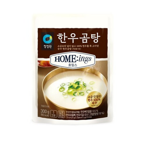 [AK PLAZA] [청정원] 한우 곰탕 300g, 1개