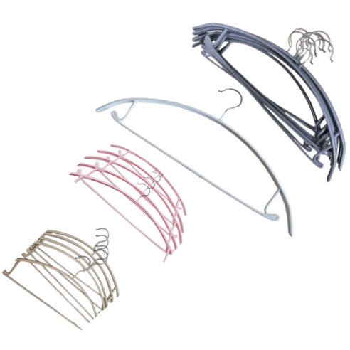 진심감성 어깨뿔방지 논슬립 옷걸이, 하얀색, 10개