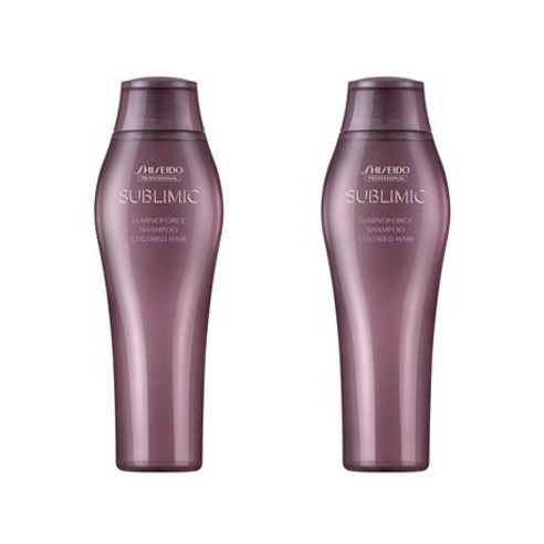 시세이도 프로페셔널 서브리믹 루미노포스 컬러샴푸 250ml+250ml (염색 모발용), 250ml, 2개