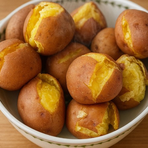 "텁텁한 감자는 이제 안녕!" 입 안 가득 퍼지는 달콤한 행복, 카스테라 홍감자 홍감자