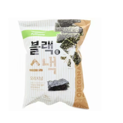 풀무원 블랙김스낵 오리지널 75g, 10개 웅이네오돌뼈 Best Top5