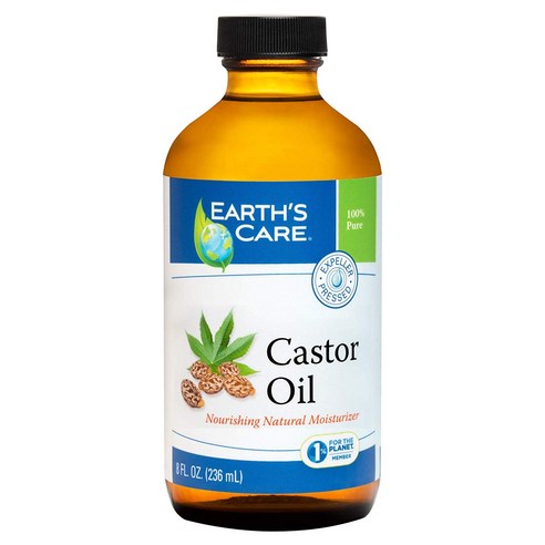 Earths Care 100% 퓨어 캐스터 오일, 236ml, 1개 겔랑워터리오일 Earths Care 100% 퓨어 캐스터 오일, 236ml, 1개 겔랑워터리오일