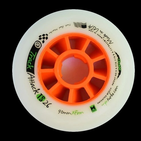 롤러 스케이트 MPC 휠 트랙 어택 인라인 스피드 타이어 스케이팅 마라톤 레이스 TS26 XFirm 110mm 100mm, Wheels Bearings Set, 110mm 8 Pieces, 1개