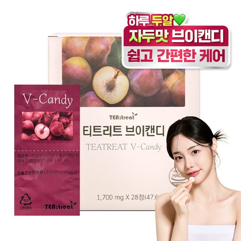 티트리트 브이캔디, 1개, 47.6g