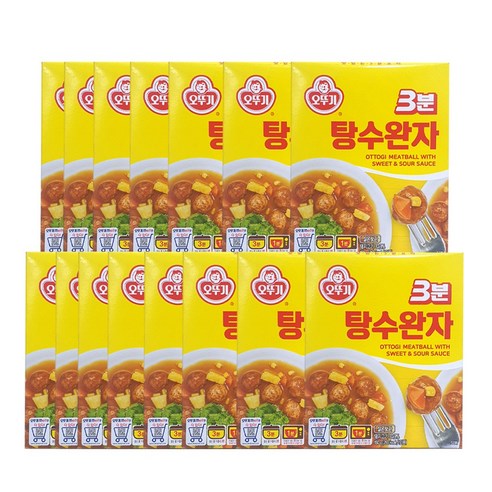 <올따옴> 오뚜기 3분 탕수완자 150g x 15입, 15개