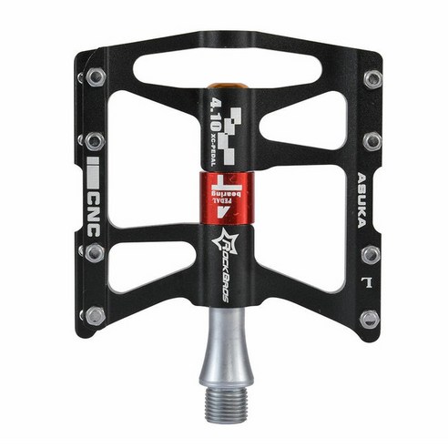 락브로스 자전거페달 평페달 픽시 로드 MTB 플랫페달 미끄럼방지 JT410BK 자전거평페달