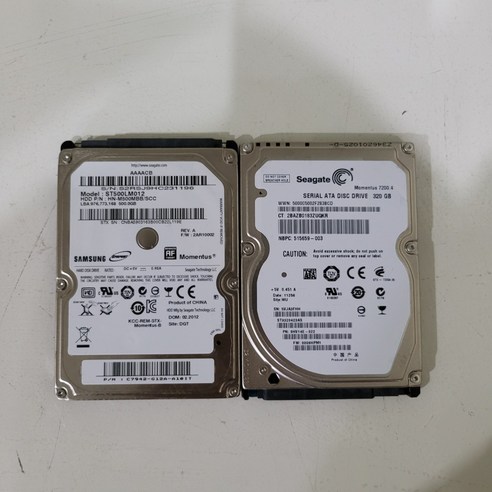 중고하드 SATA HDD 320GB 500GB 750GB 2.5인치 노트북용 하드보안관9