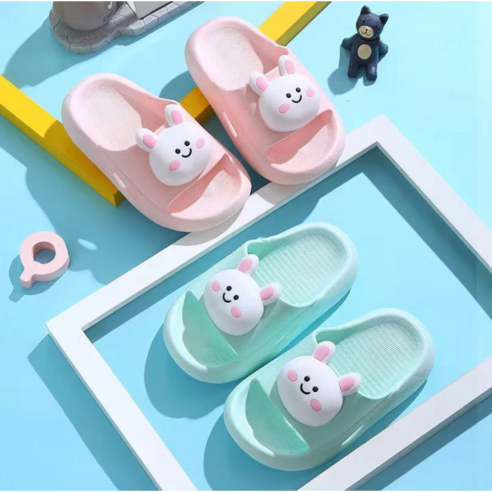 아동 토끼 슬리퍼 욕실화