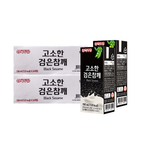 삼육두유 고소한 검은참깨 190ml 48팩, 240개