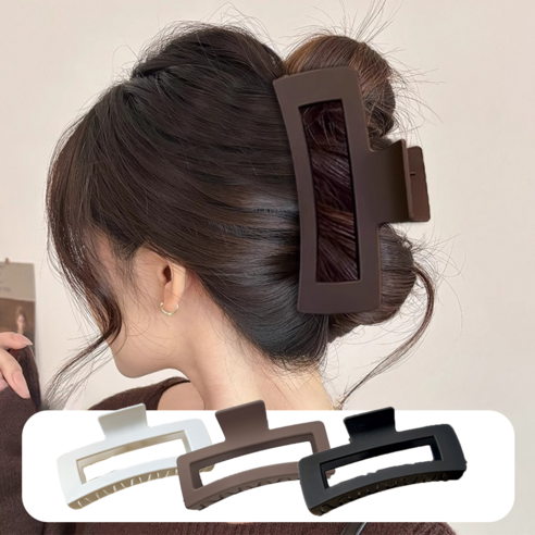 "아침마다 5분 더!" 쉽고 빠른 스타일 완성, 미하루 빅사이즈 집게핀 3종 세트 솔직 후기 올림머리집게핀