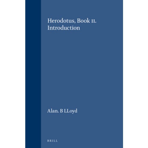 (영문도서) Herodotus Book II. Introduction Hardcover, Brill, English ...