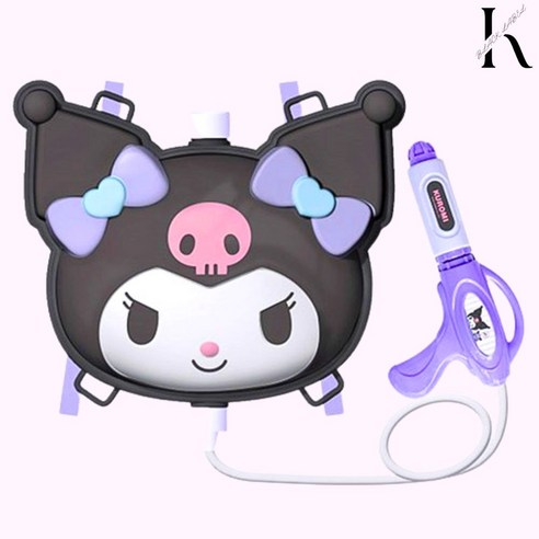 산리오 배낭 물총 시나모롤 마이멜로디 물놀이 아동 어린이 캐릭터물총 워터건 장난감 선물, 1개