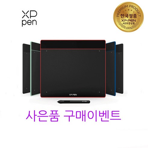 [사은품 구매이벤트] 엑스피펜 XP-PEN Deco Fun L 펜타블렛 10인치, 블랙+사은품