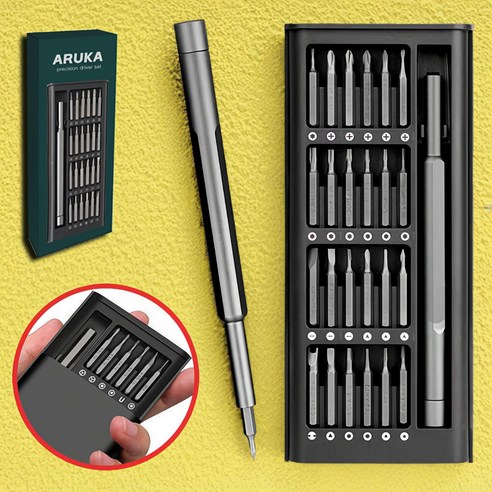 섬세한 손길을 위한 필수품, 아루카 정밀 드라이버 세트: 작은 변화를 만들다 미니드라이버