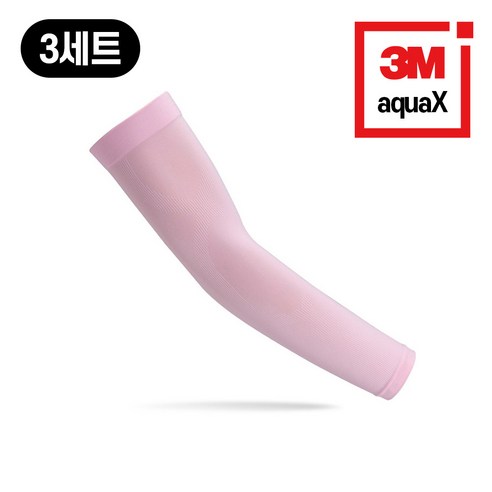 3M 쿨토시 자외선 차단 팔토시, 일반형 핑크, 3세트
