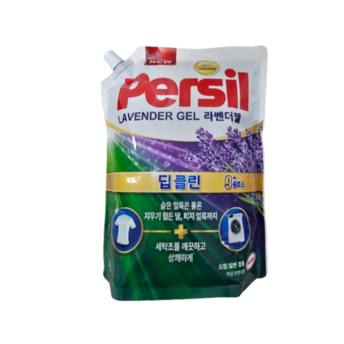 퍼실 파워젤 드럼용 액상세제 라벤더 코튼 프레쉬 리필형, 1.8L, 3개
