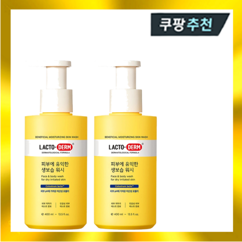 락토덤 피부에 유익한 생보습 로션, 400ml, 3개