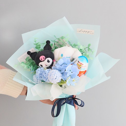 모리앤 미니산리오 킨더조이 인형 조명꽃다발, 쿠로미+시나모롤