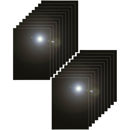 다한진 컬러 아크릴 A5(148mm210mm*2T) 두께2mm 미술용 그리기판 DIY용, 20개, 흑색