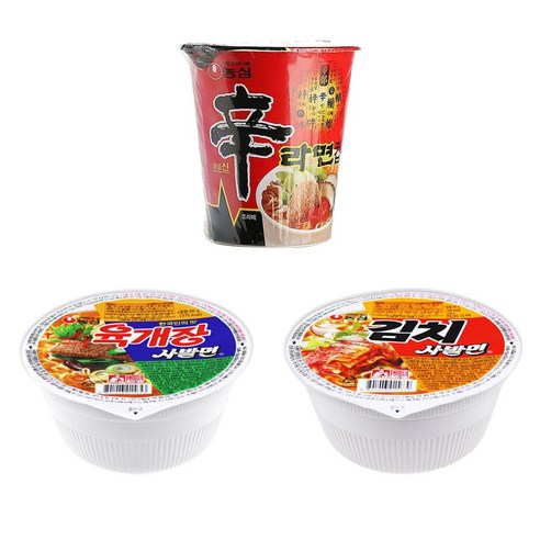 다양한 맛과 편리함이 조화된 국내 대표 라면 브랜드의 컵라면 15종 세트