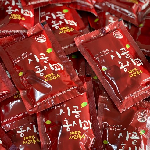 자연의 정직함이 담긴 시골홍사과 사과즙으로 건강한 하루를 시작하세요.