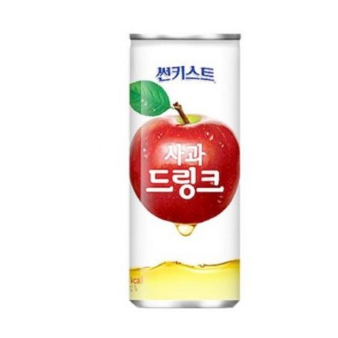 해태음료 썬키스트 사과 드링크, 240ml, 600개 해태아침의사과500