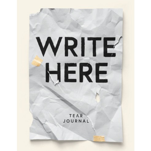 Write Here Tear Journal 200 Perforated Pages Hardcover Notebook 6x8.5 ...
