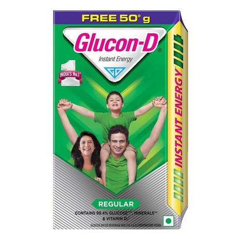 글루콘디 Glucon-D 님부파니 글루코스 파우더 450g리필 톡 쏘는 맛의 포도당 음료 즉각 에너지 제공 비타민C 뼈 건강을 위한 칼슘 함유