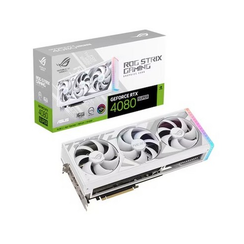 ASUS ROG STRIX 지포스 RTX 4080 SUPER GAMING D6X 16GB White, ROG-STRIX-RTX4080S-16G-WHITE