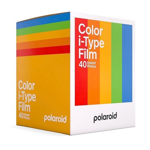 Polaroid Originals 인스턴트 컬러 I-타입 필름 40장 (6010), 40 Photos, White Frame