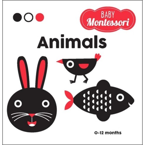 Animals: A Baby Montessori Book Board Books, Andrews McMeel Publishing, English, 9781524862688