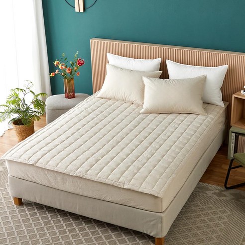 수면의 새로운 차원으로 안내하는 최고 품질의 퓨어코튼 고밀도 패드