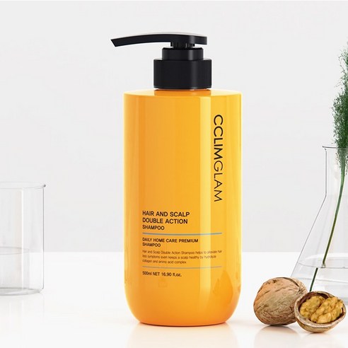 끌림글램 더블액션 탈모완화 스칼프 샴푸 500ml, 1개