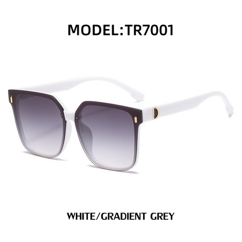 ANKRIC 선글라스 새해 프레임 선글라스 여성 자외선 보호 프레임 한국 선글라스 남성 패션 안경
