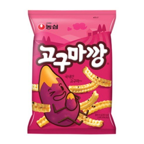 [농심] 과자 고구마깡 83g x 16개, 필수선택:농심 고구마깡 83g x 16봉