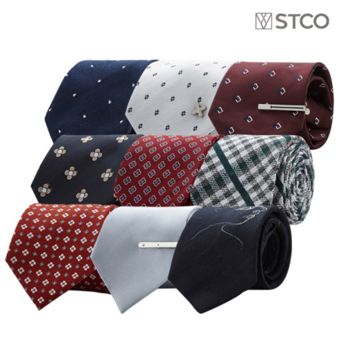 에스티코 STCO 솔리드/패턴/체크 넥타이 11 900원 12종 택1