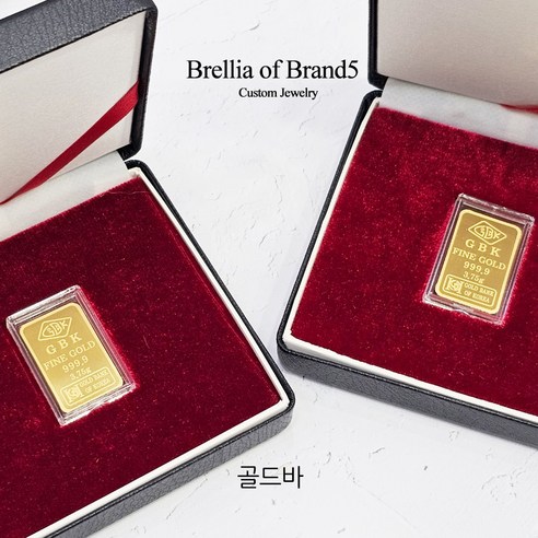 BRELLIA 24k 순금 골드바 3.75g 기념 축하 선물 금테크 금1g