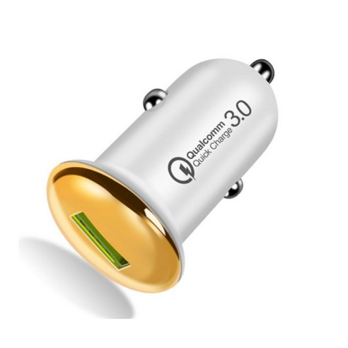 Qc3 0 자동차 충전기 3.1A 단일 포트 자동차 충전기 지능형 자동차 충전기, 금