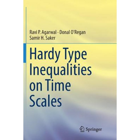 (영문도서) Hardy Type Inequalities on Time Scales Paperback, Springer