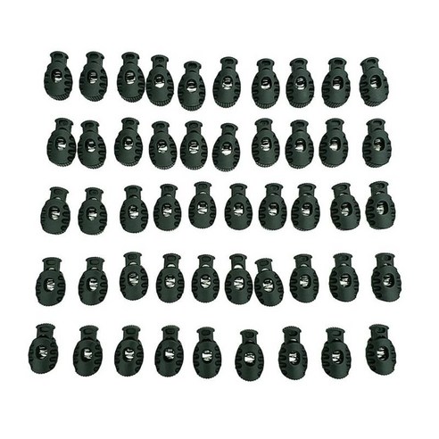 10/50 pcs 50 플라스틱 배럴 충격 엔드 잠금 케이블 토글 육군 녹색, 50 육군 녹색, {"사이즈":"설명"}, {"수건소재":"플라스틱"}