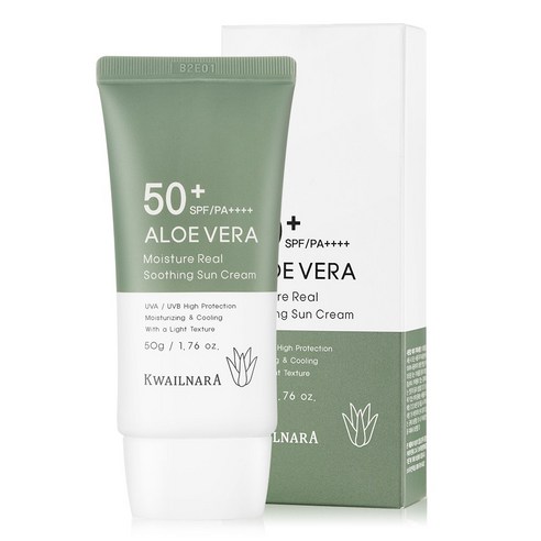 알로에베라 모이스처 선크림 SPF50+ PA++++, 50g, 1개