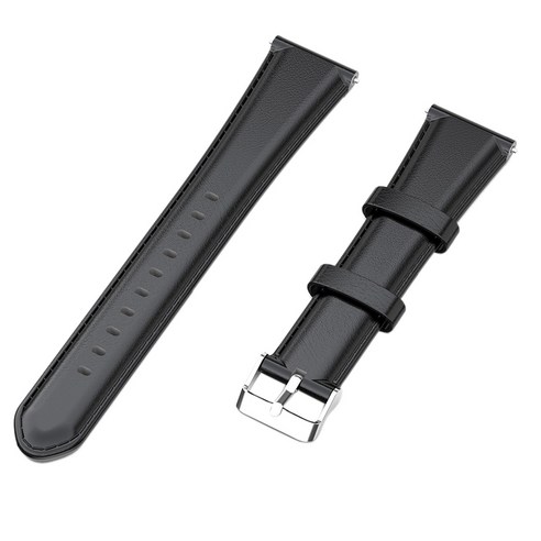 핏 비트 블레이즈 / 반대로 라이트 / Versa2에 대한 핏 비트 반대로이 스마트 시계 팔찌 스트랩 가죽 손목 시계, 검정, 하나