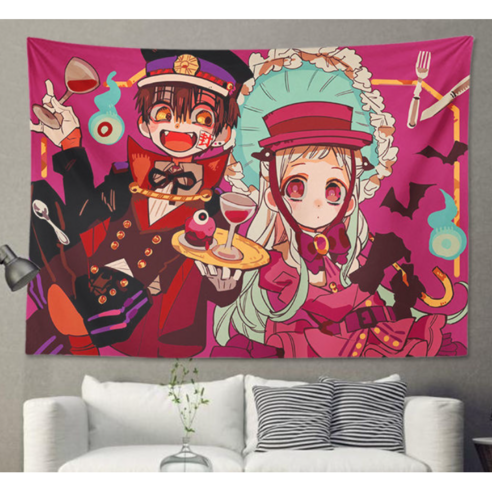 지박소년 하나코군 패브릭포스터 캐릭터 거실&침실 그림 벽장식 인테리어 소품, 18