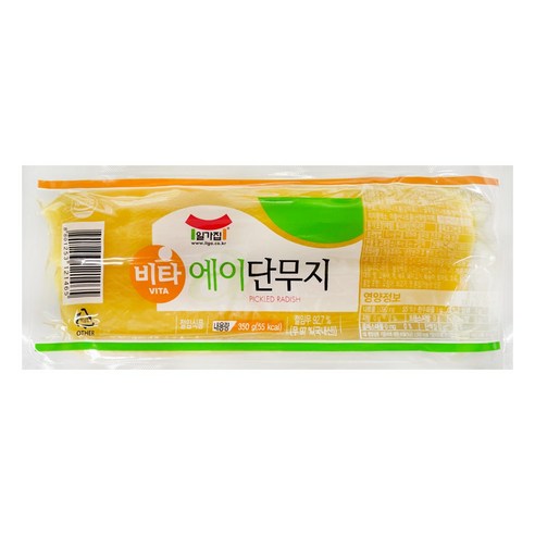 일미 비타A단무지, 8개, 350g