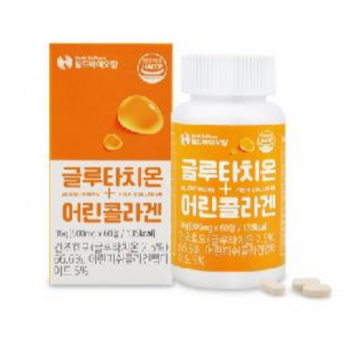 월드바이오팜 글루타치온 어린콜라겐 60정, 4개